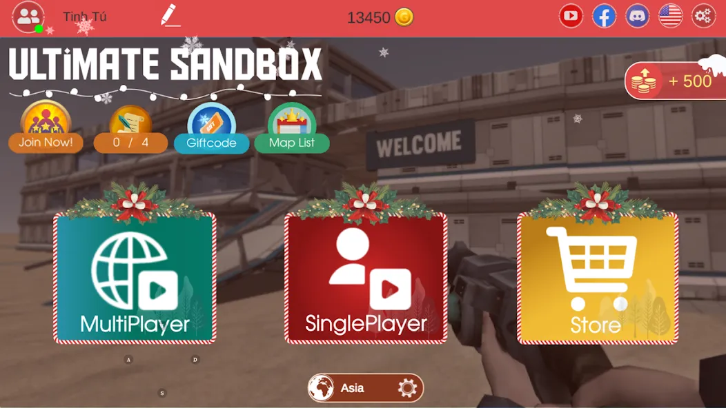 Ultimate Sandbox: Mod Online (Ультимейт Сэндбокс)  [МОД Menu] Screenshot 1