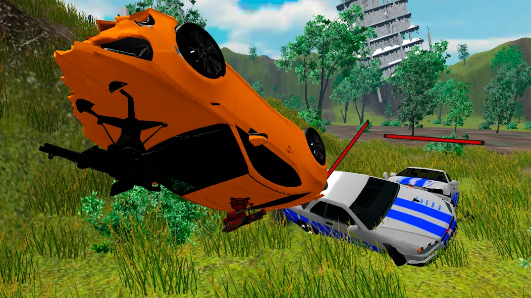 Car Crash Arena Simulator 3D  [МОД Все открыто] Screenshot 1