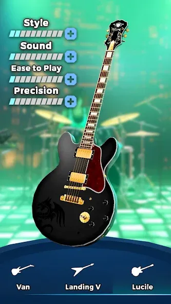 Guitar Band: Rock Battle (Гитарная группа)  [МОД Menu] Screenshot 2