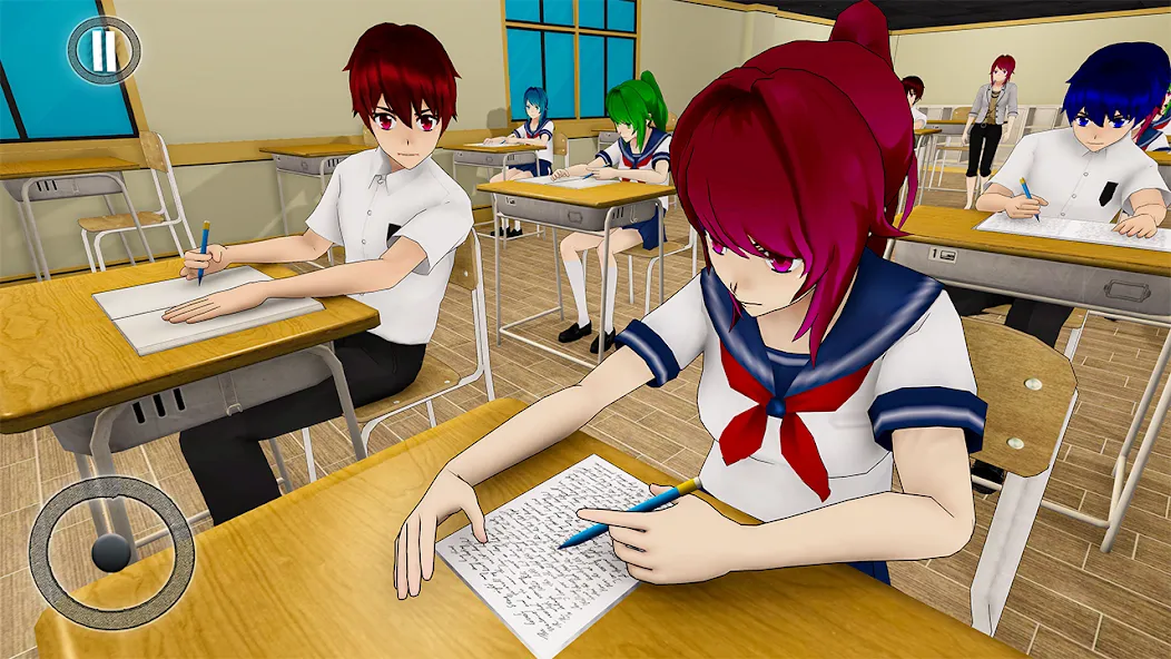 Anime Girl School Teacher 3D  [МОД Unlimited Money] Screenshot 1