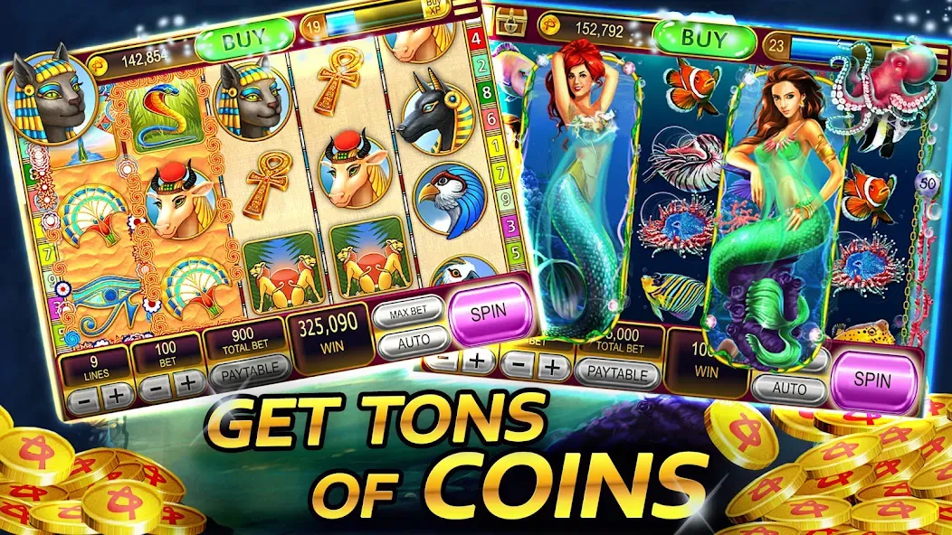 Vegas Casino - Slot Machines (Вегас Казино)  [МОД Много монет] Screenshot 4