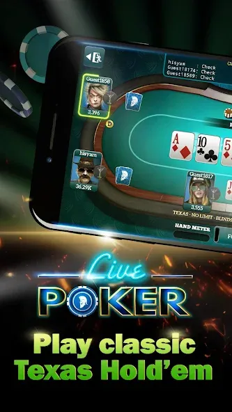 Live Poker Tables–Texas holdem  [МОД Mega Pack] Screenshot 5