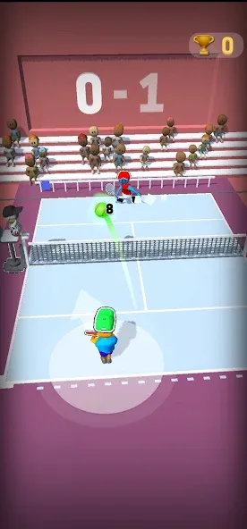 Deuce Hit! (Tennis)  [МОД Бесконечные монеты] Screenshot 1