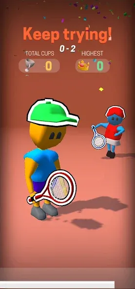 Deuce Hit! (Tennis)  [МОД Бесконечные монеты] Screenshot 2