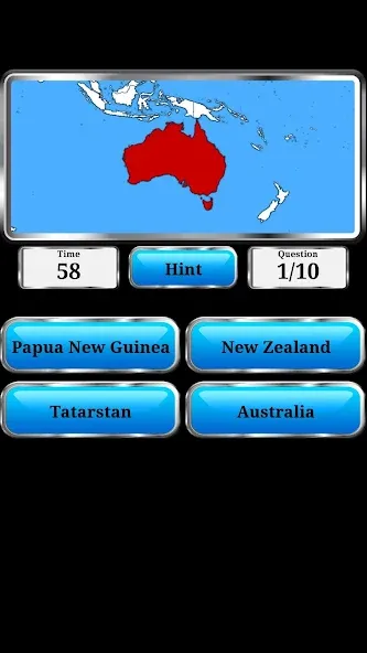 World Geography - Quiz Game  [МОД Бесконечные монеты] Screenshot 2