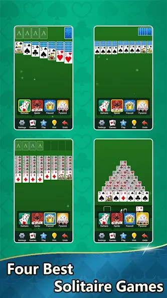 Aged Solitaire Collection  [МОД Бесконечные монеты] Screenshot 1