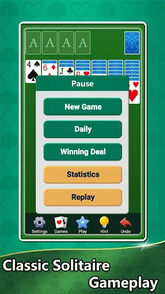 Aged Solitaire Collection  [МОД Бесконечные монеты] Screenshot 2