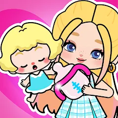 Взломанная Aha World: Baby Care (Аха Ворлд)  [МОД Все открыто] - стабильная версия apk на Андроид