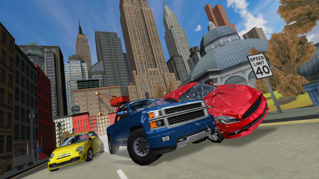 Car Driving Simulator: NY (Симулятор вождения автомобиля)  [МОД Меню] Screenshot 1