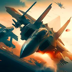 Скачать взлом Aircraft Strike: Jet Fighter  [МОД Много монет] - стабильная версия apk на Андроид