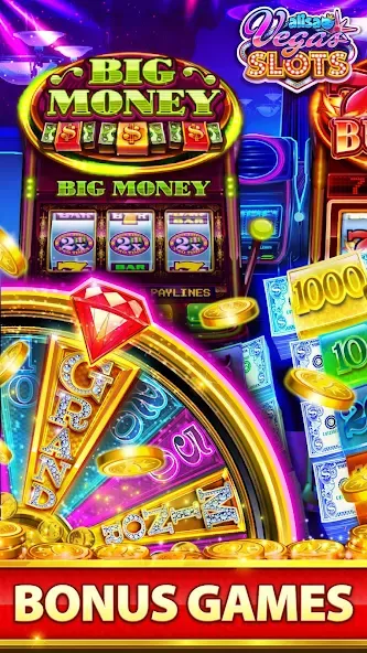 VEGAS Slots by Alisa – Free Fu (Вегас Слоты от Алисы)  [МОД Все открыто] Screenshot 1