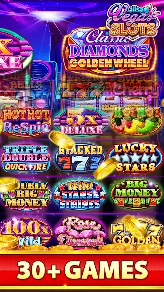 VEGAS Slots by Alisa – Free Fu (Вегас Слоты от Алисы)  [МОД Все открыто] Screenshot 3