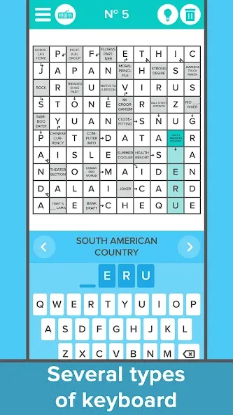 Crossword: Arrowword puzzles  [МОД Много монет] Screenshot 2