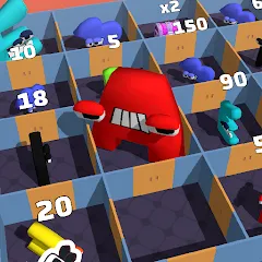 Скачать взлом Alphabet Battle: Room Maze (Алфавит батл)  [МОД Меню] - стабильная версия apk на Андроид