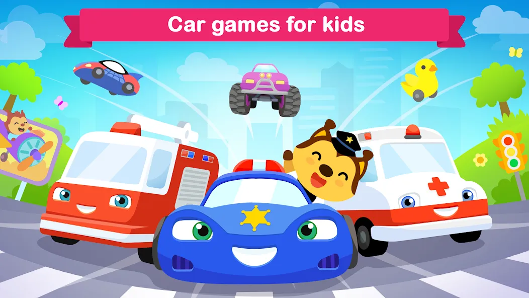 Car games for kids & toddler  [МОД Menu] Screenshot 1