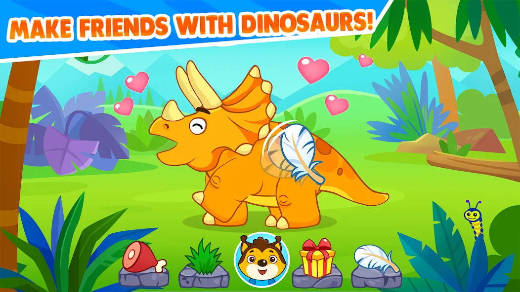 Dinosaur games for toddlers  [МОД Много монет] Screenshot 4