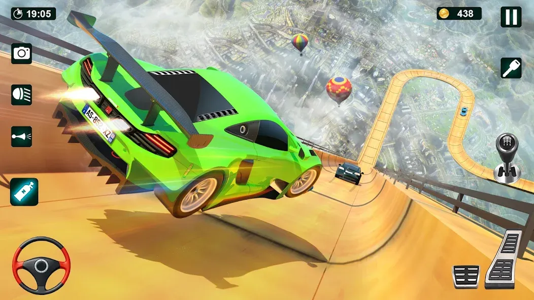 GT Car Stunt 3D: Ramp Car Game  [МОД Много монет] Screenshot 5