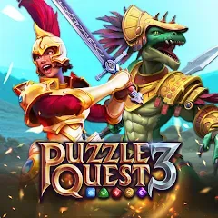 Взломанная Puzzle Quest 3 - Match 3 RPG (Пазл Квест 3)  [МОД Меню] - полная версия apk на Андроид