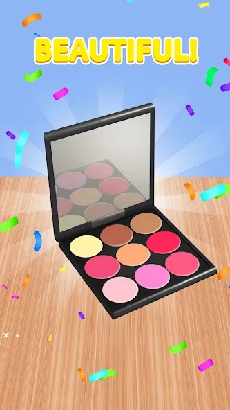 Makeup Kit - Color Mixing  [МОД Бесконечные монеты] Screenshot 5