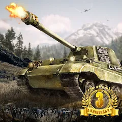 Скачать взломанную Tank Warfare: PvP Battle Game (Танковое сражение)  [МОД Много денег] - стабильная версия apk на Андроид