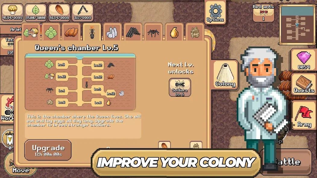 Pocket Ants: Colony Simulator (Покет Муравьи)  [МОД Unlimited Money] Screenshot 3