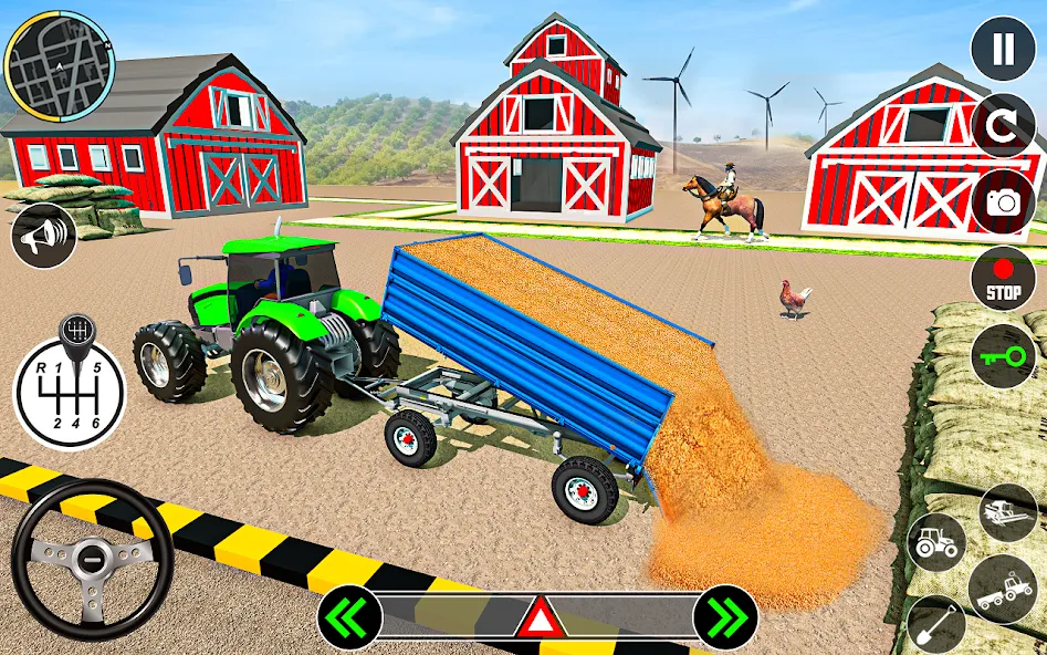 Tractor Farming: Tractor Games (Тракторное хозяйство)  [МОД Много денег] Screenshot 5