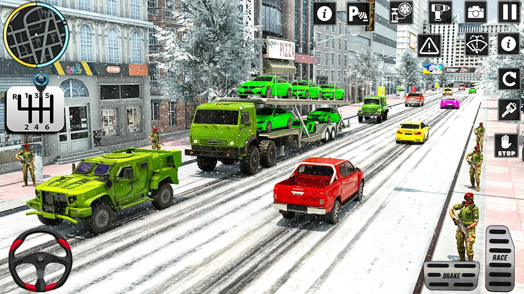 US Army Games Truck Transport (Армейские военные транспортные игры)  [МОД Меню] Screenshot 5