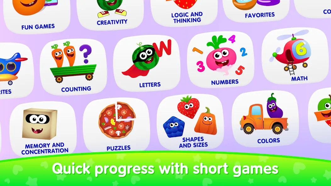 Educational games for kids 2-4  [МОД Menu] Screenshot 1