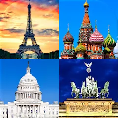 Взлом Capitals of the World - Quiz  [МОД Unlocked] - полная версия apk на Андроид