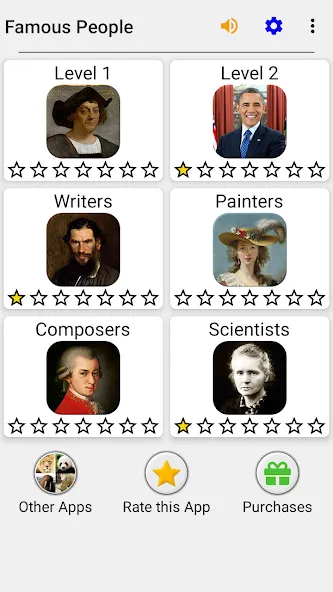 Famous People - History Quiz  [МОД Unlocked] Screenshot 3