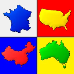 Взломанная Maps of All Countries Geo-Quiz  [МОД Бесконечные деньги] - полная версия apk на Андроид