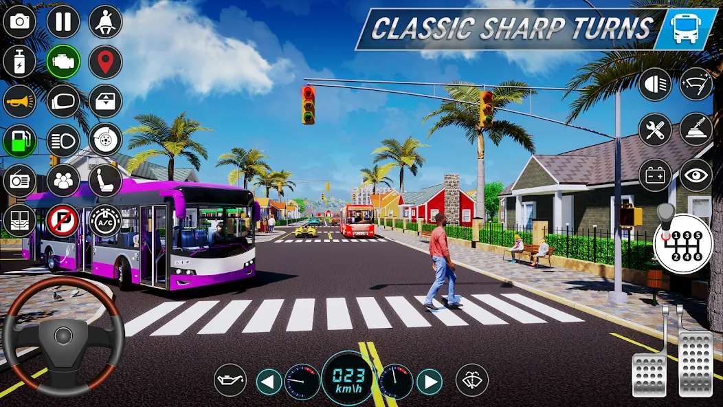 City Bus Simulator: Bus Games (Риал Сити Бас Симулятор Геймс)  [МОД Бесконечные монеты] Screenshot 2