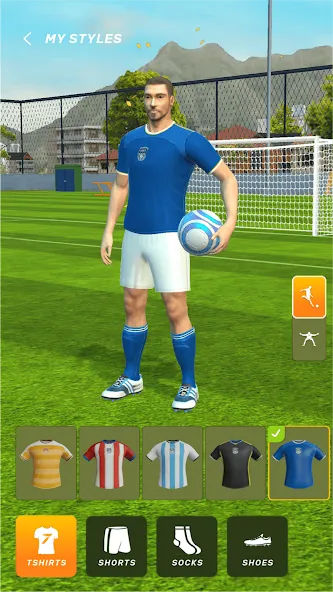 Football World - Real People (Футбол Ворлд)  [МОД Много денег] Screenshot 5