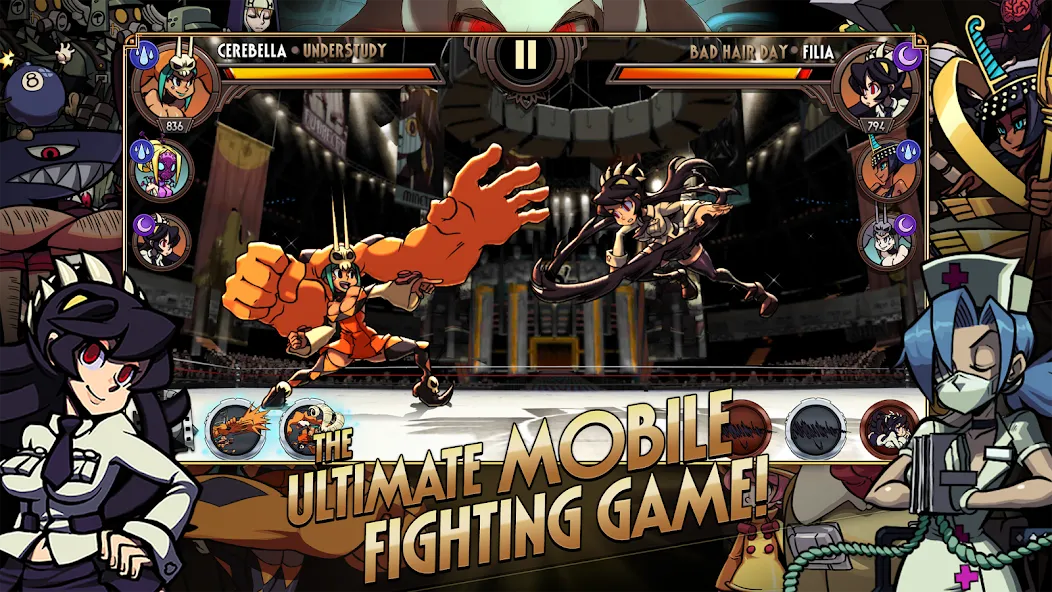 Skullgirls: Fighting RPG (Скулгрлз)  [МОД Все открыто] Screenshot 1