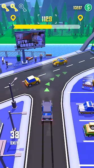 Taxi Run: Traffic Driver (Такси Ран)  [МОД Все открыто] Screenshot 2