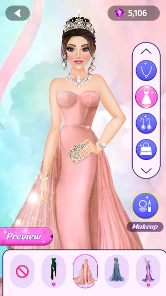 Dress Up Fashion: Makeup Games  [МОД Menu] Screenshot 5