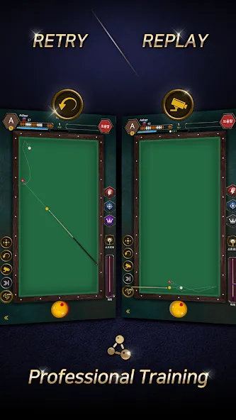 Real Billiards Battle - carom (Риал Бильярдс Батл)  [МОД Бесконечные деньги] Screenshot 5