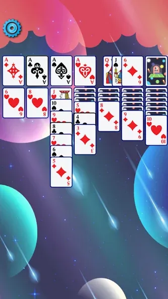 Solitaire Space™ (Солярис Спейс)  [МОД Бесконечные монеты] Screenshot 5