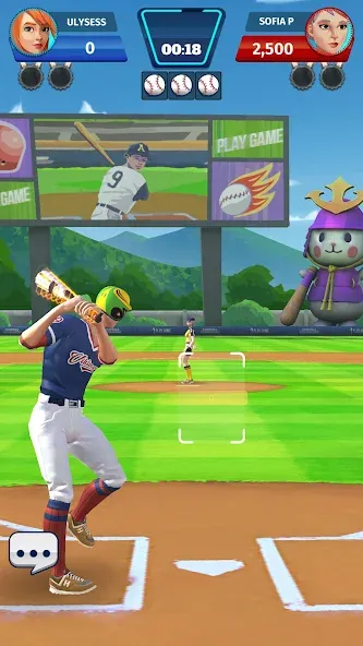 Baseball Club: PvP Multiplayer (Бейсбольный клуб)  [МОД Много денег] Screenshot 4