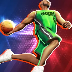 Взломанная Basketball Grand Slam (Баскетбол Гранд Слэм)  [МОД Много монет] - полная версия apk на Андроид