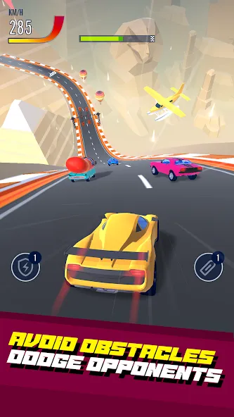 Car Race 3D - Racing Master (С  3D  Гонки на автомобилях 3D)  [МОД Menu] Screenshot 2