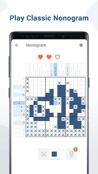 Nonogram - Fun Logic Puzzle (Нонограмма)  [МОД Меню] Screenshot 1