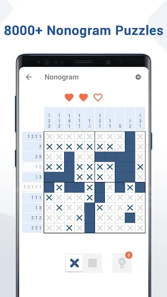 Nonogram - Fun Logic Puzzle (Нонограмма)  [МОД Меню] Screenshot 2