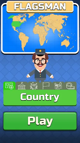 Geography: Flags Quiz Game  [МОД Все открыто] Screenshot 5