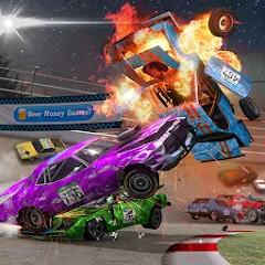 Скачать взломанную Demolition Derby 3 (Демолиция Дерби 3)  [МОД Unlocked] - стабильная версия apk на Андроид