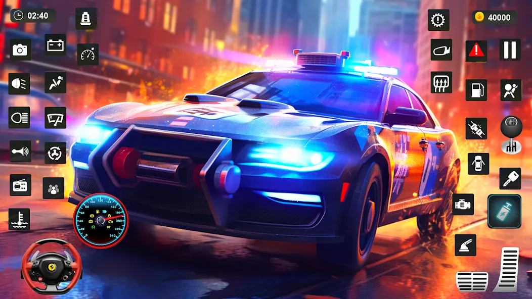 Police Car Kids Driving Game (Кидс Полис Геймс)  [МОД Бесконечные деньги] Screenshot 4