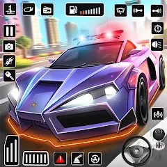 Скачать взлом Police Car Kids Driving Game (Кидс Полис Геймс)  [МОД Бесконечные деньги] - стабильная версия apk на Андроид