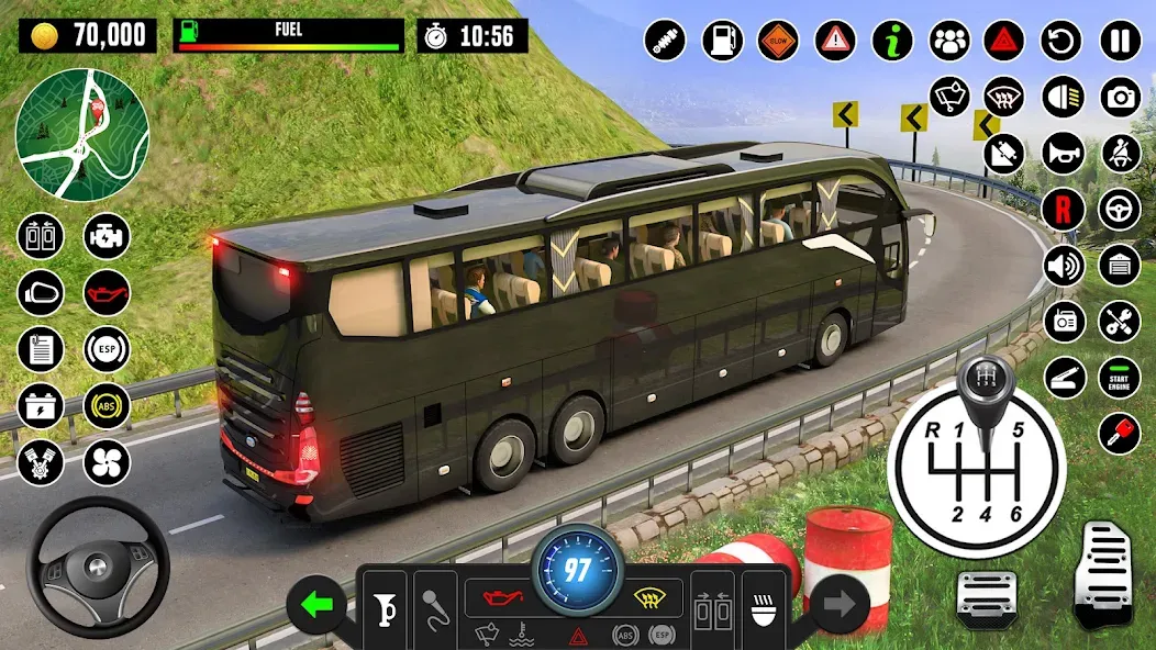 Bus Driving School : Bus Games  [МОД Все открыто] Screenshot 2