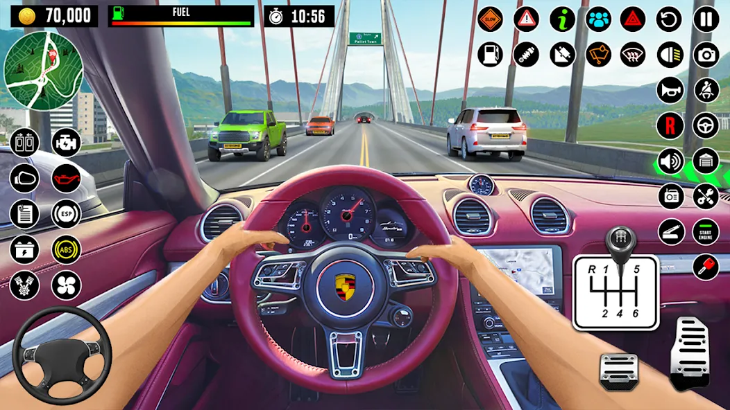 City Driving School Car Games  [МОД Бесконечные монеты] Screenshot 4