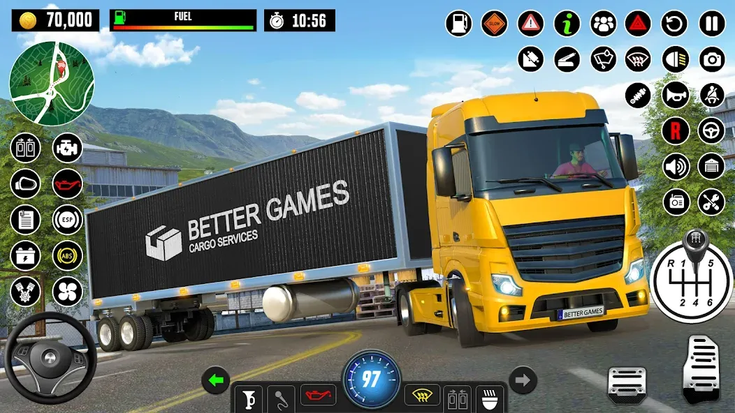 Truck Games - Driving School  [МОД Бесконечные деньги] Screenshot 1